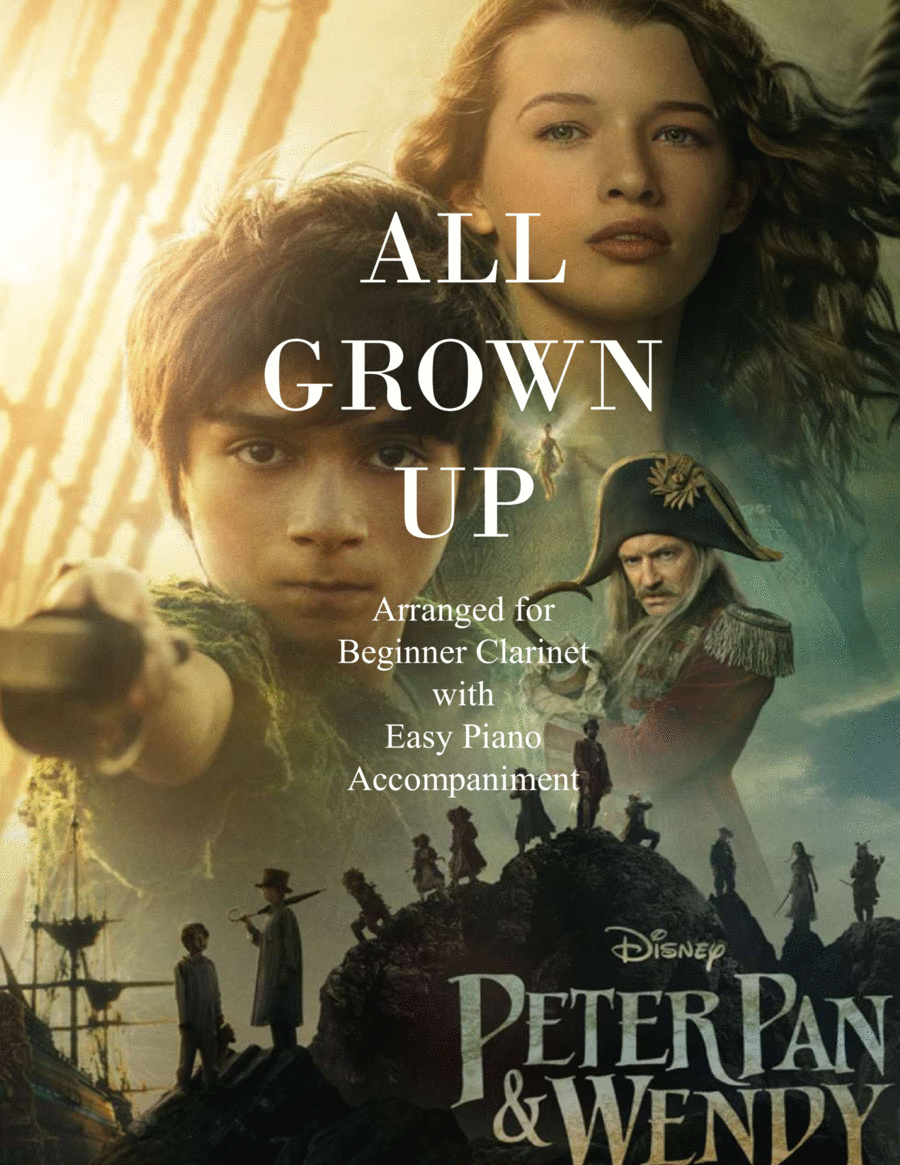 All Grown Up B-Flat Clarinet scores gallery preview page 1