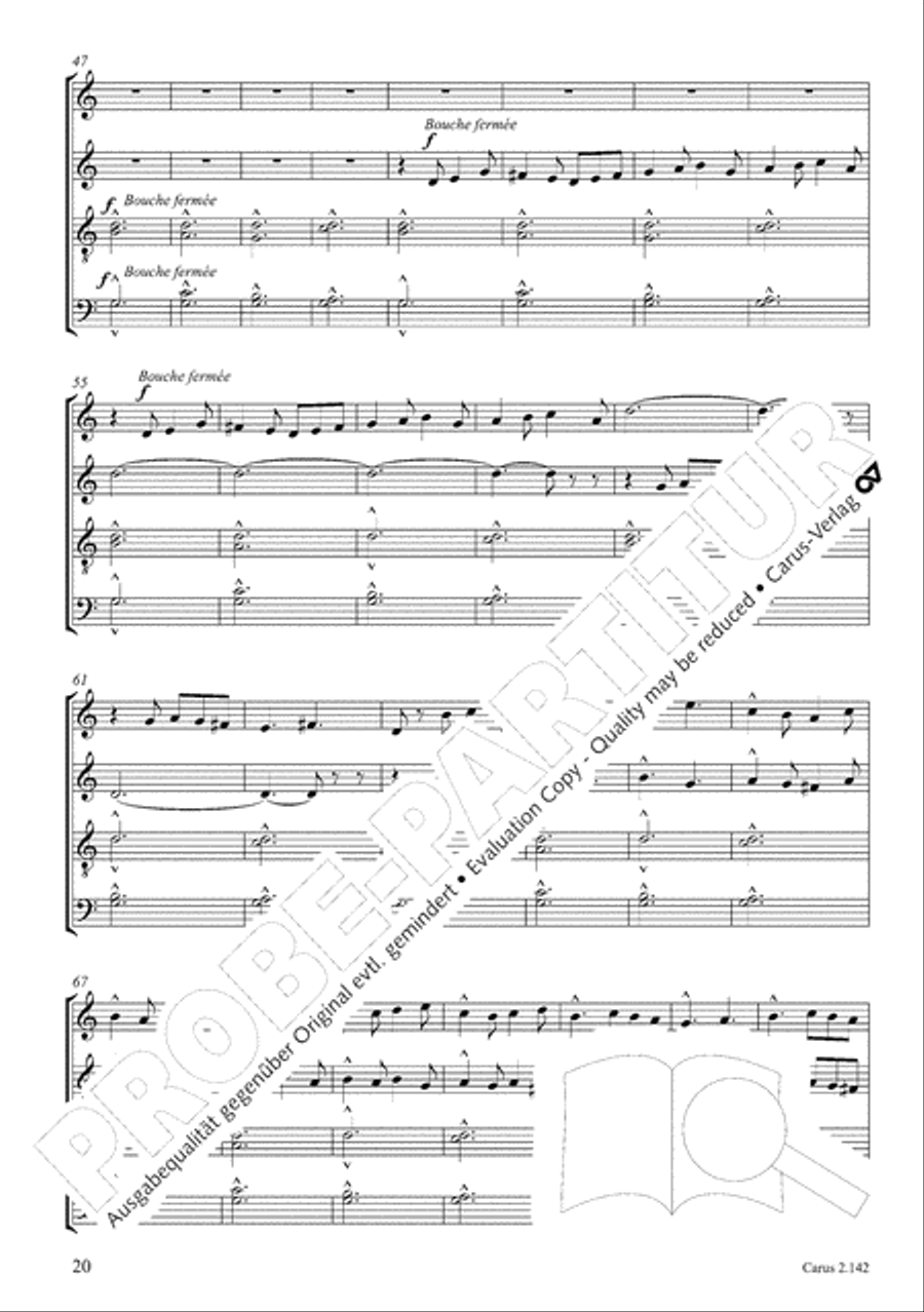 Christmas Carols of the World. Choral collection 4-Part scores gallery preview page 22