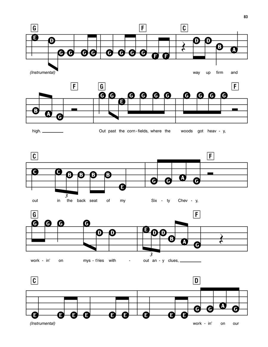 Night Moves Electronic Keyboard scores gallery preview page 2