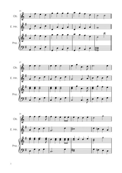 Jingle Bells - Oboe and English Horn Duet w/ Piano image number null