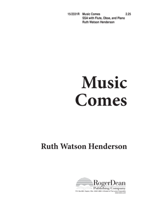 Book cover for Music Comes