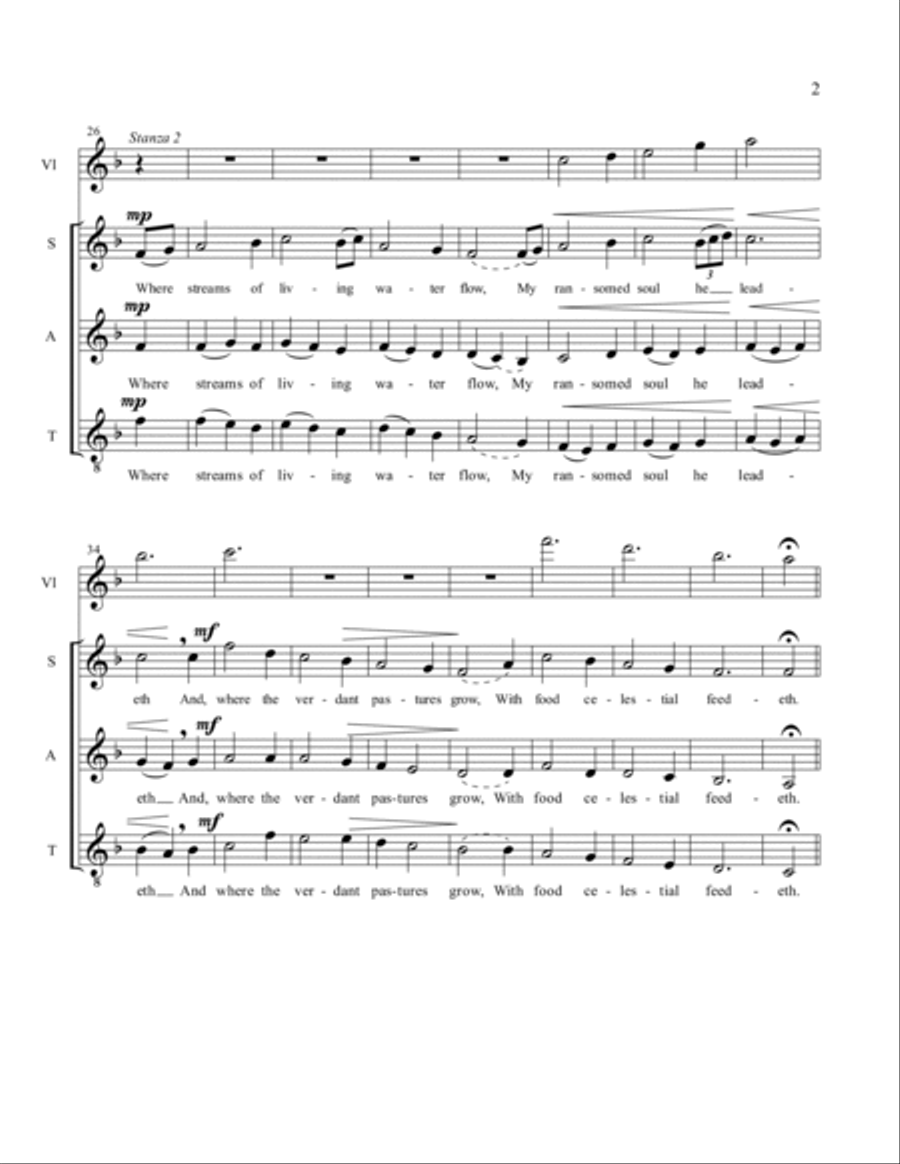 The King of Love 4-Part scores gallery preview page 3