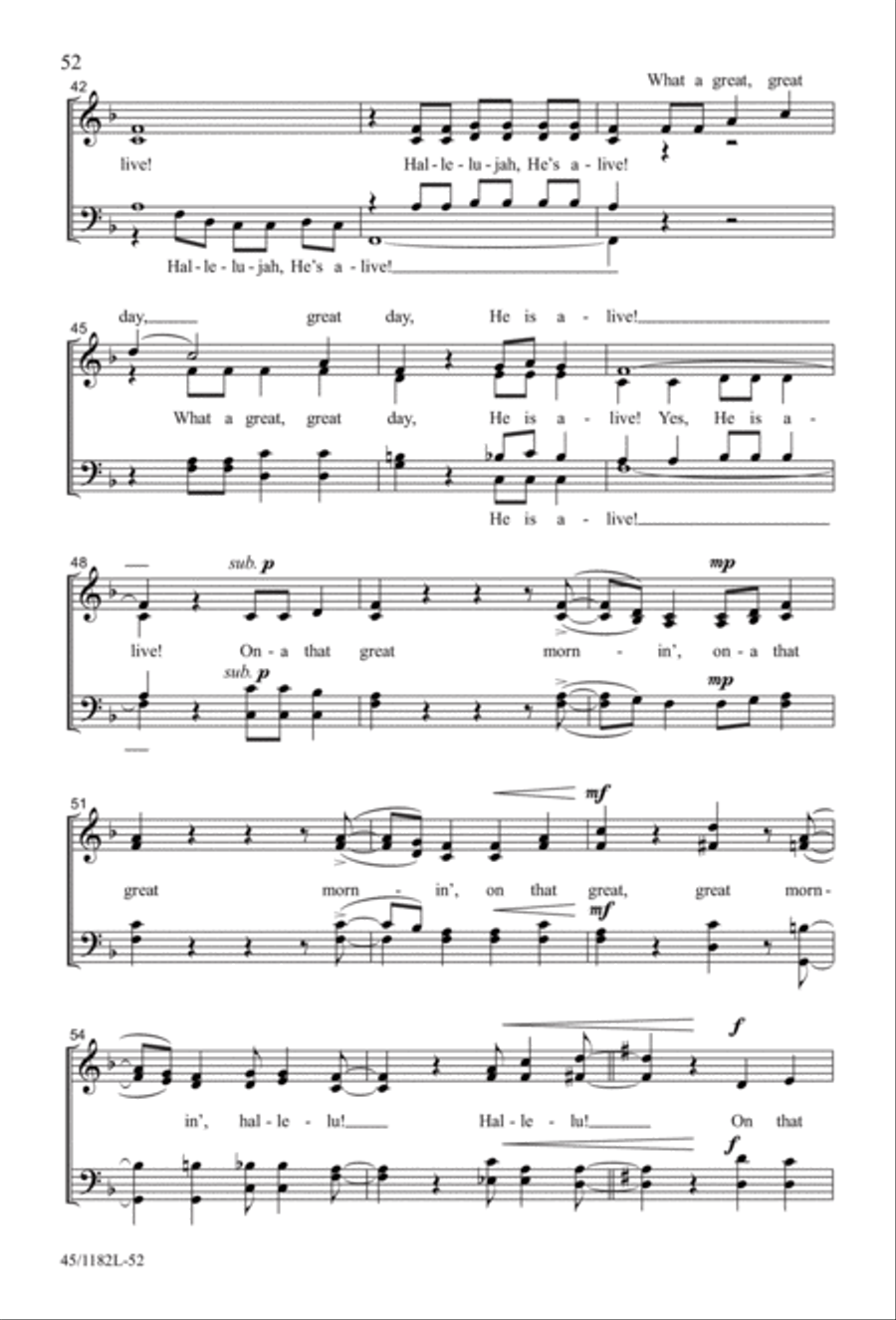 All Around A Cappella 4-Part scores gallery preview page 39