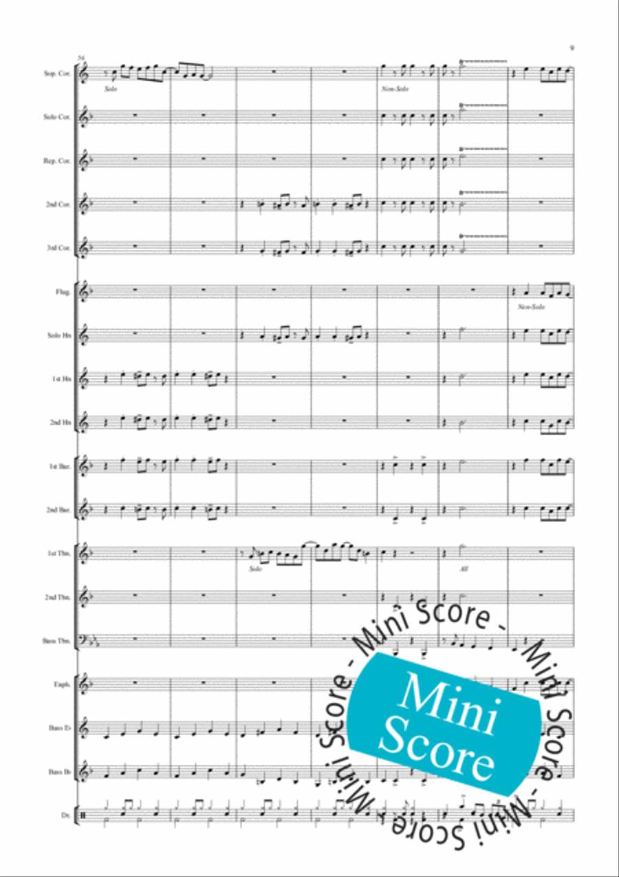 Hangin' On! Brass Band scores gallery preview page 11