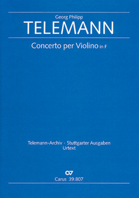Violin Concerto in F major