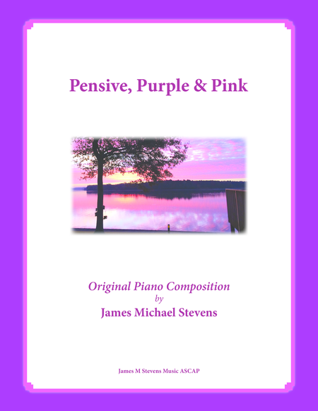 Pensive, Purple & Pink (reflective piano) image number null