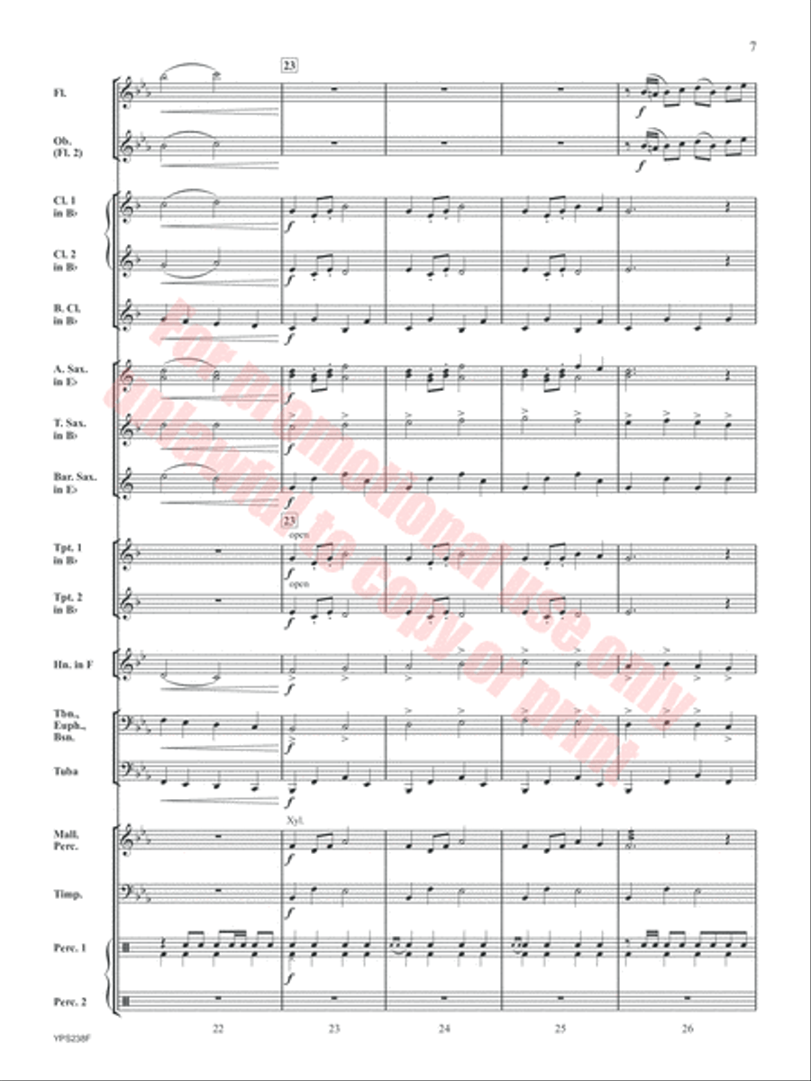 Rugby Heritage Concert Band scores gallery preview page 8