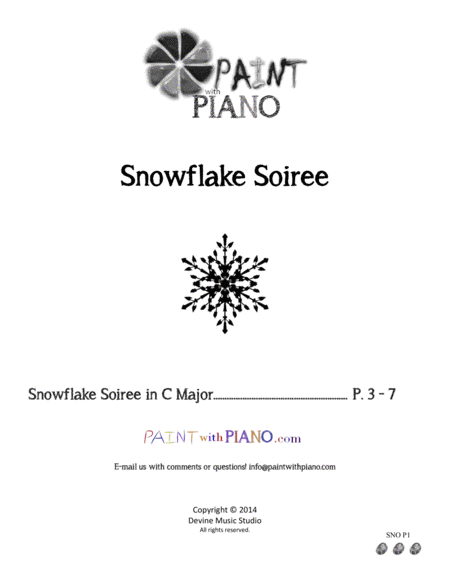 Snowflake Soiree (Easy Piano) image number null