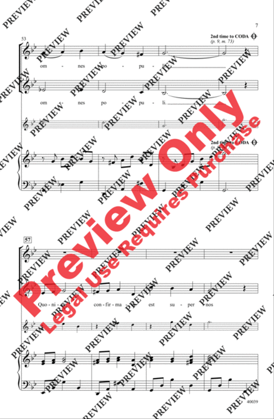 Laudate Dominum 2-Part scores gallery preview page 7