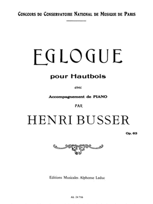 Eglogue Op.63 (oboe & Piano)