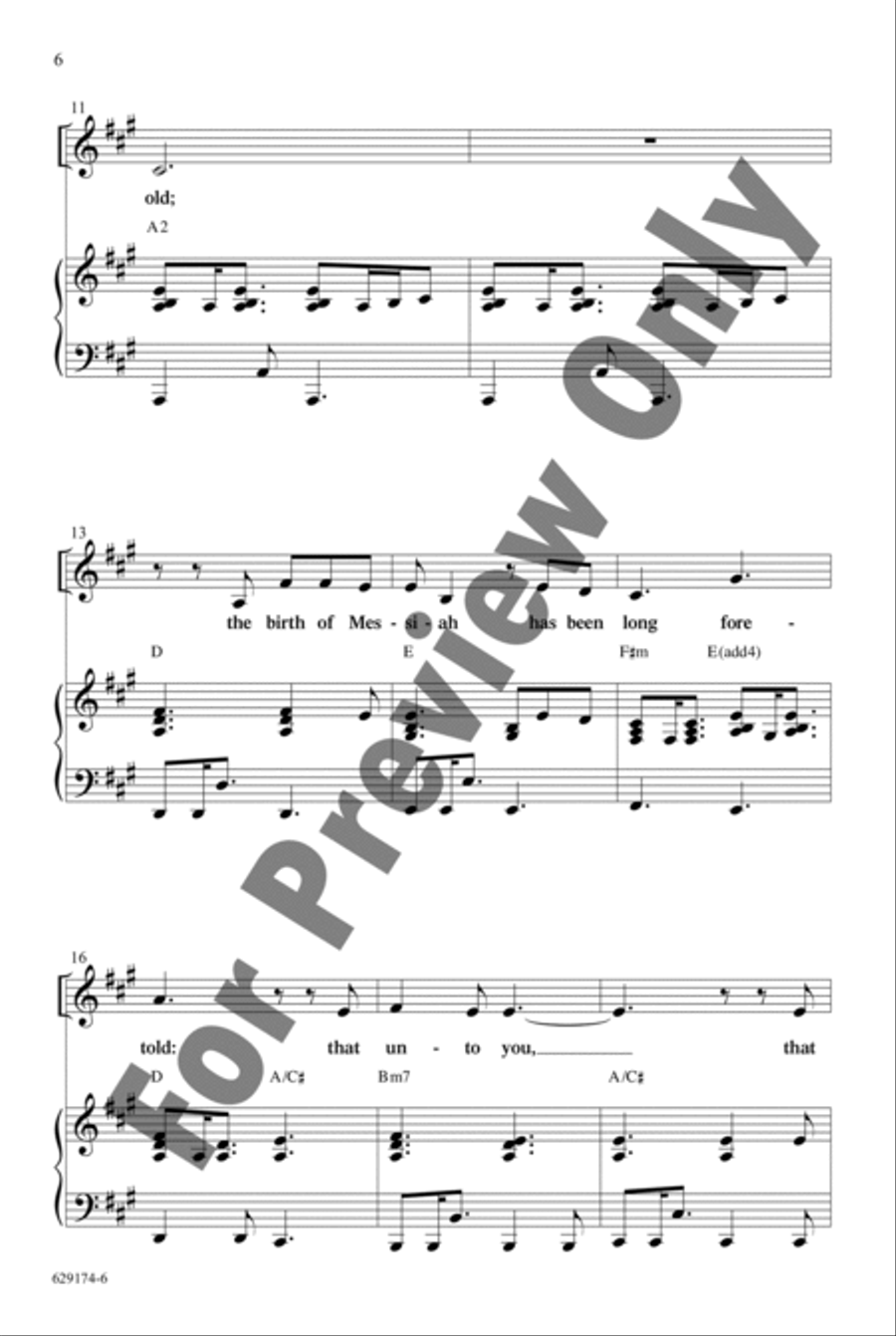 Noel, Christ Is Born! - Choral Book Unison Choir scores gallery preview page 9
