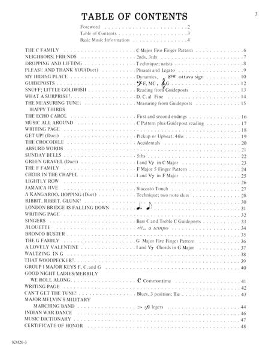 Noona Young Pianist Theory Pages Primer Piano Method scores gallery preview page 4