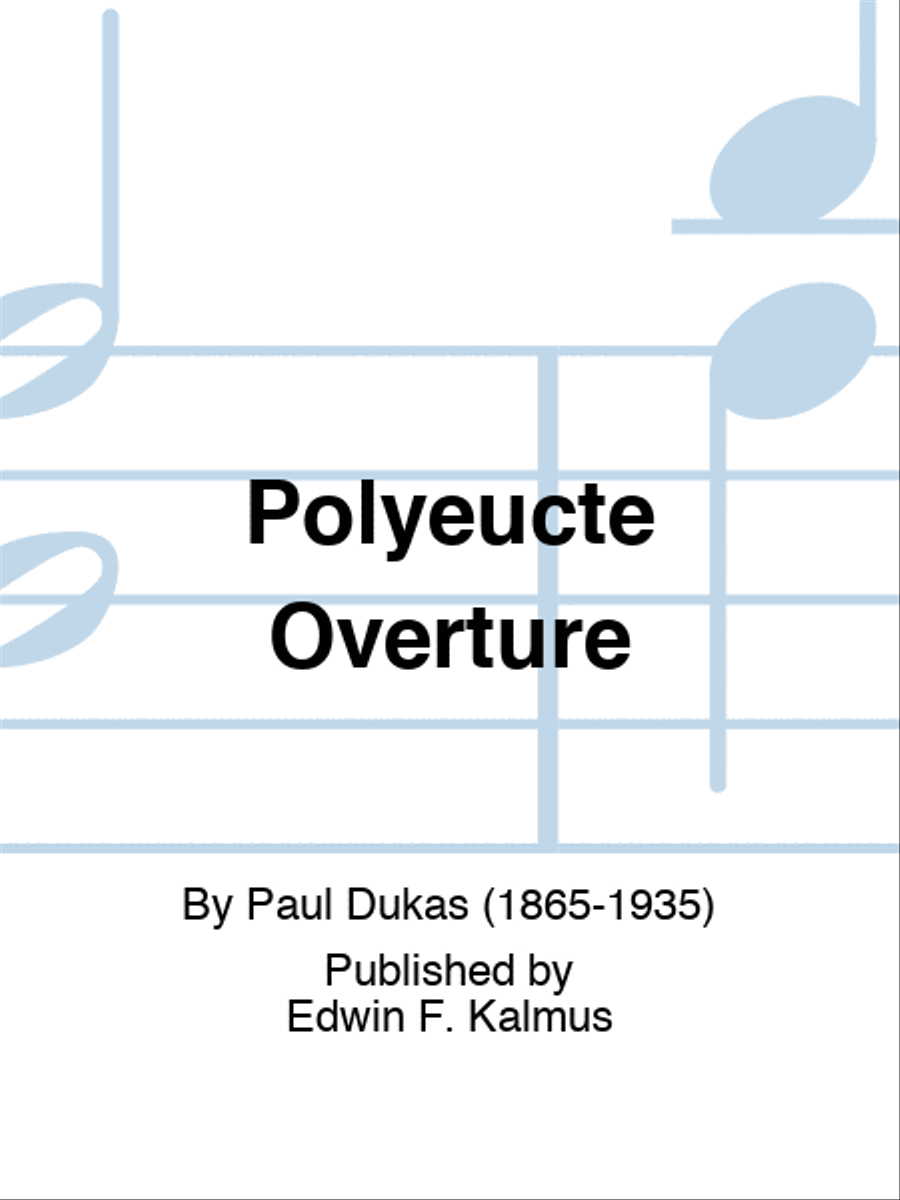 Polyeucte Overture Score scores gallery preview page 1