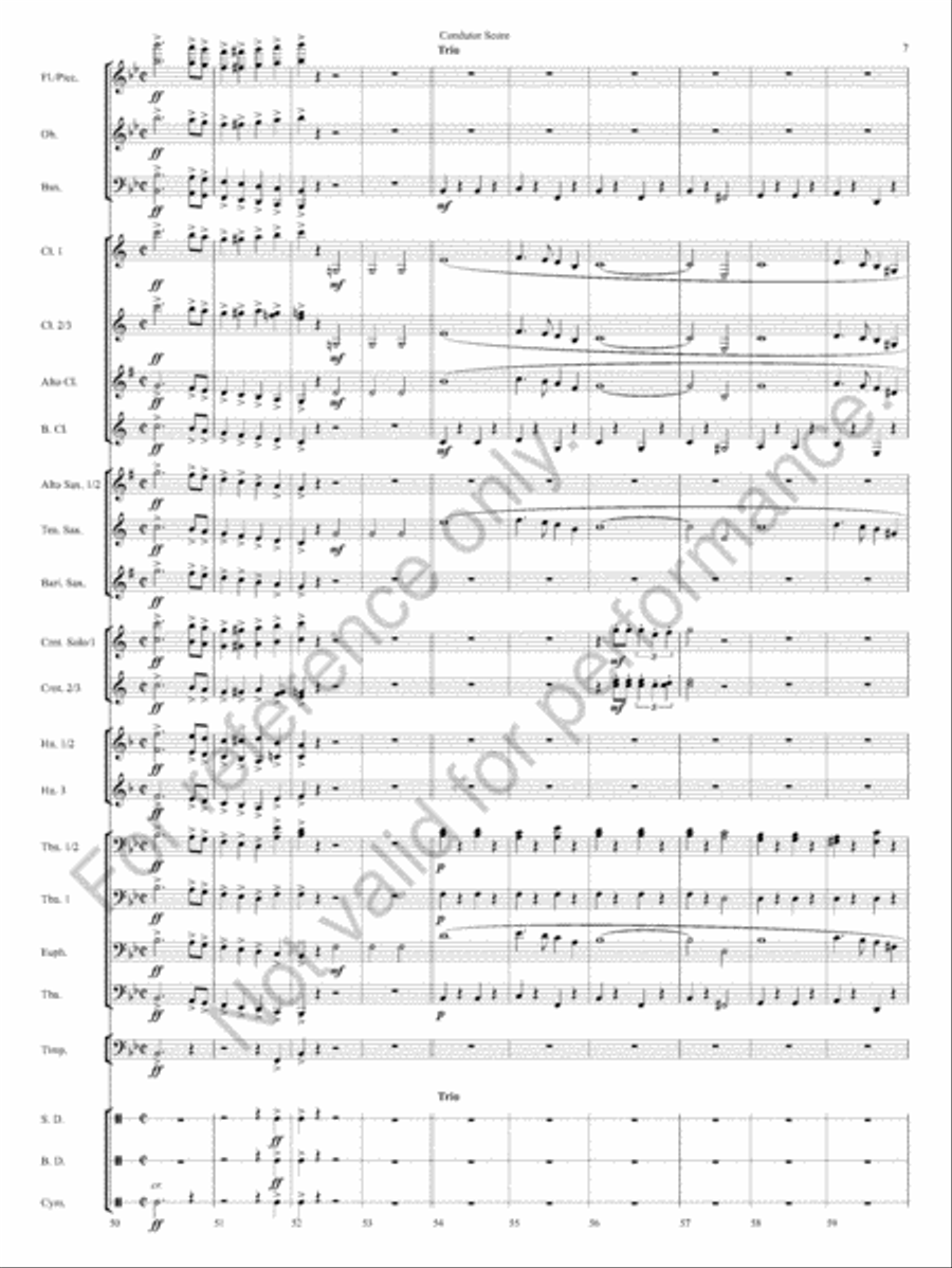 Honor Guard March Honor Guard March Concert Band scores gallery preview page 10