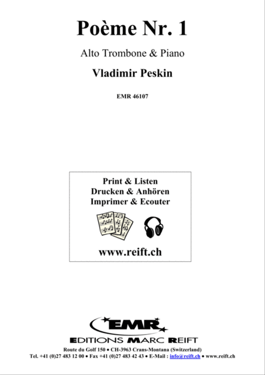 Poeme No. 1 Piano Accompaniment scores gallery preview page 2