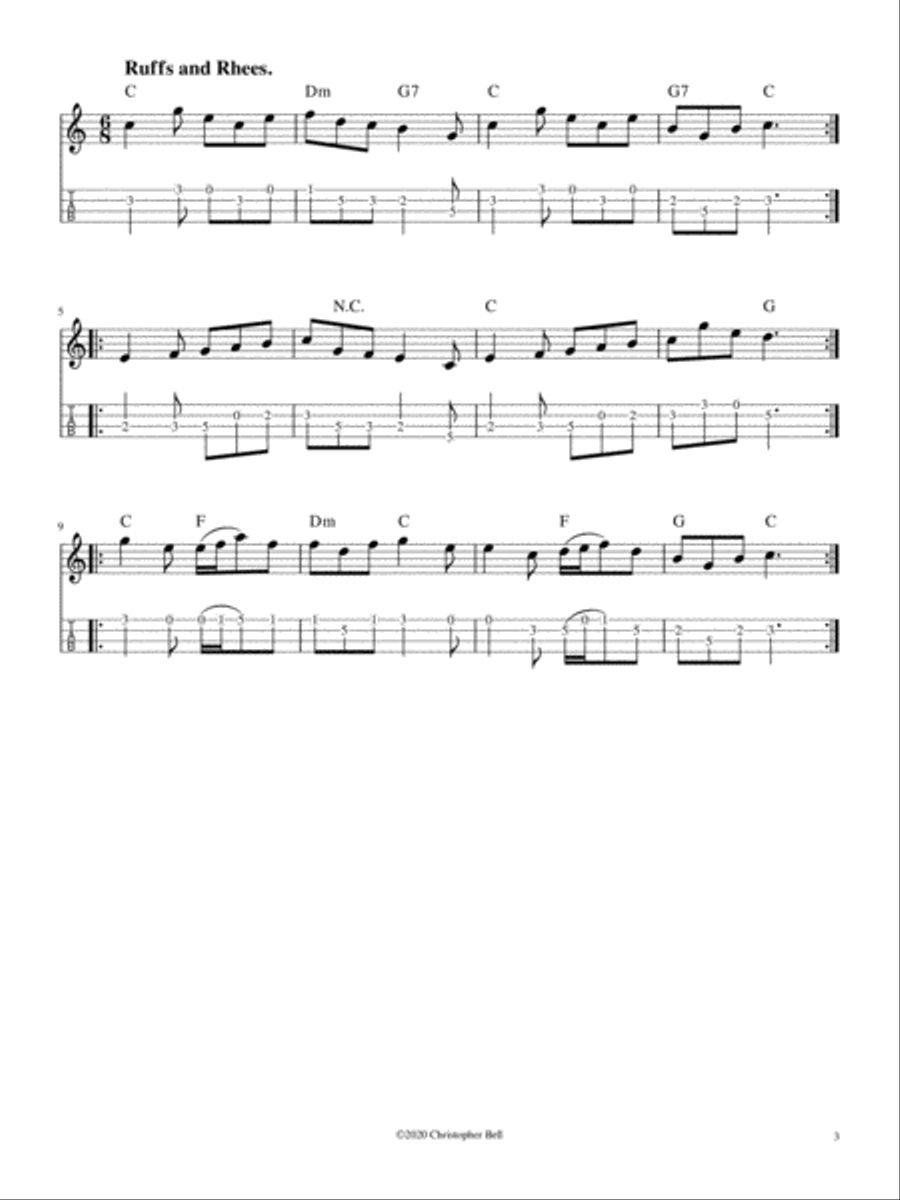 Ignatius Sancho - Twelve Country Dances String Duet scores gallery preview page 3