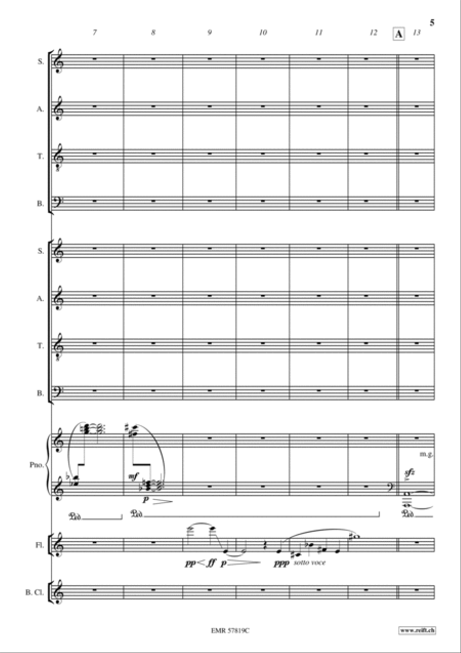 Je sais maintenant que je ne possede rien Mixed Choir scores gallery preview page 6