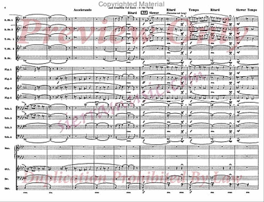 In Her Family Big Band scores gallery preview page 5