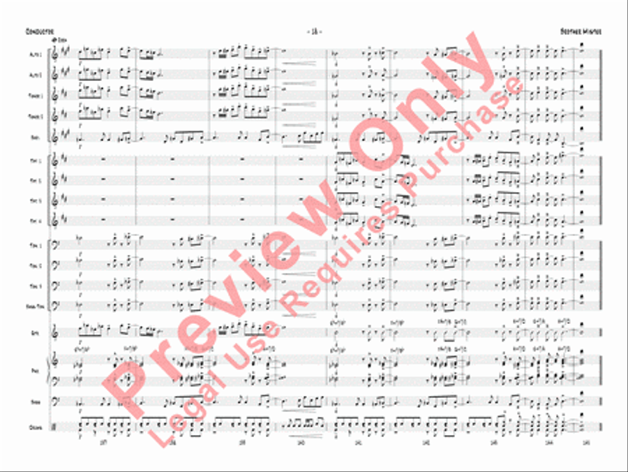 Brother Mister Jazz Ensemble scores gallery preview page 21
