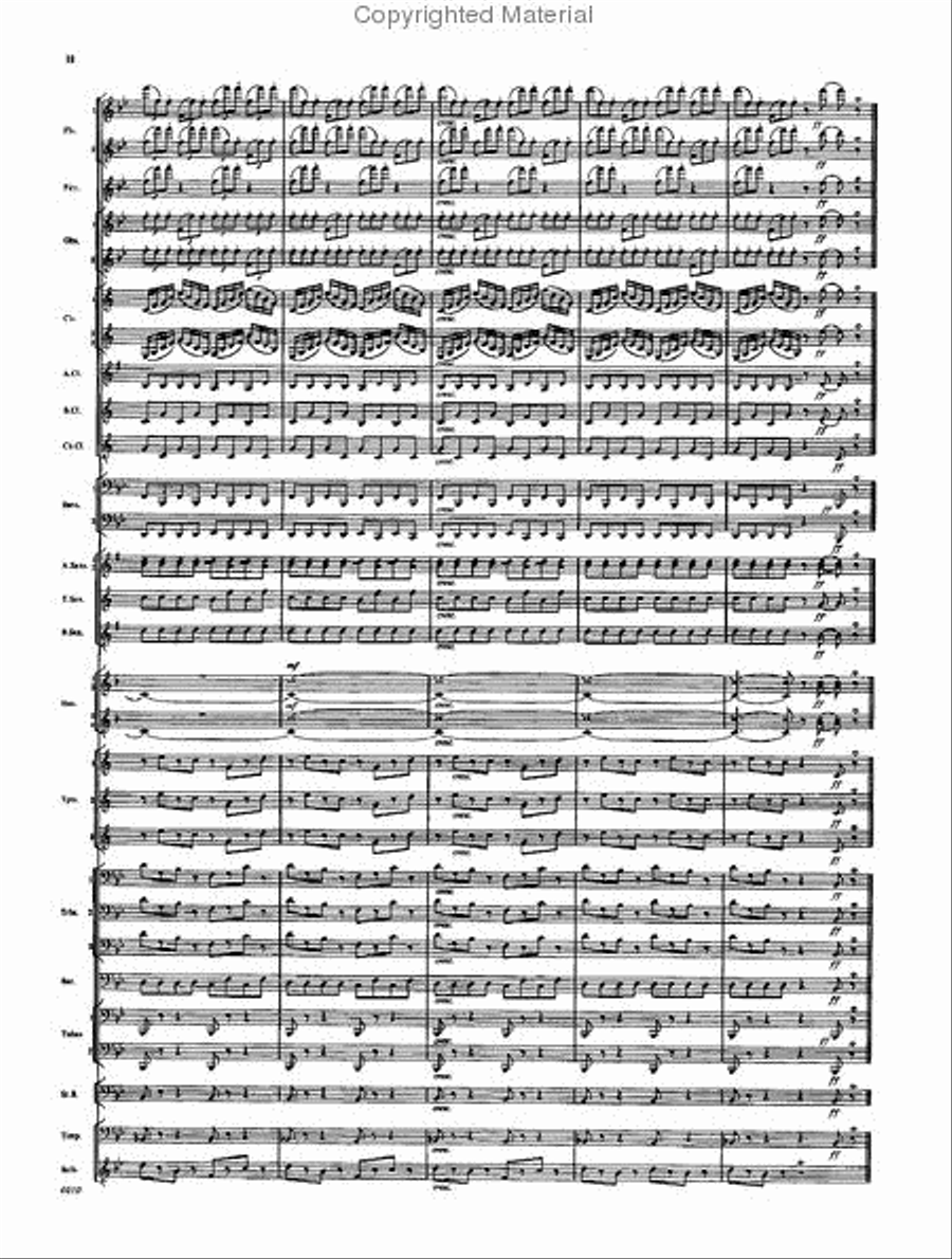 Selections from the Nutcracker Suite Concert Band scores gallery preview page 8