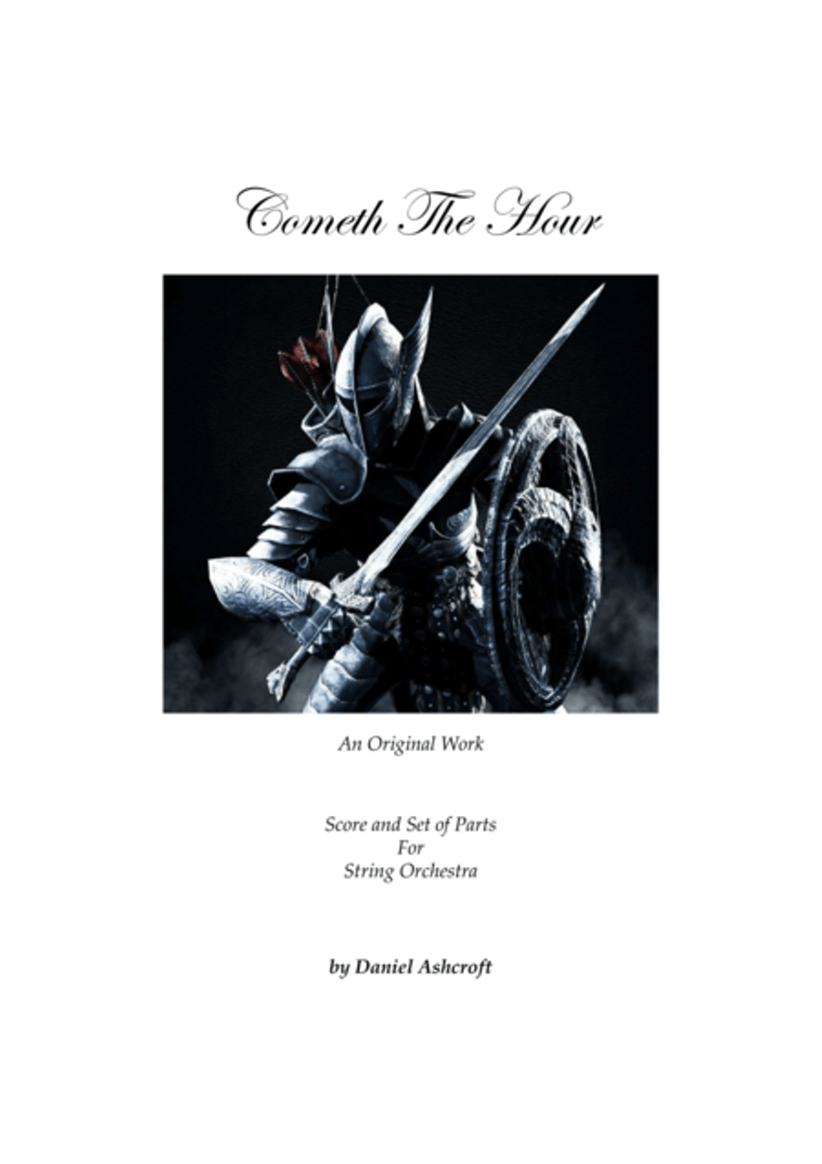 Cometh The Hour - Score and Parts String Orchestra scores gallery preview page 1