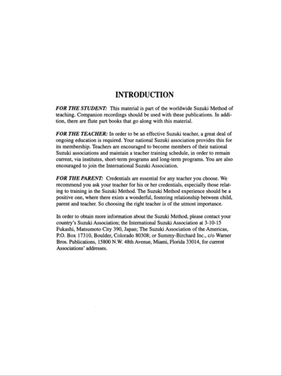 Suzuki Flute School, Volume 4 Flute scores gallery preview page 6