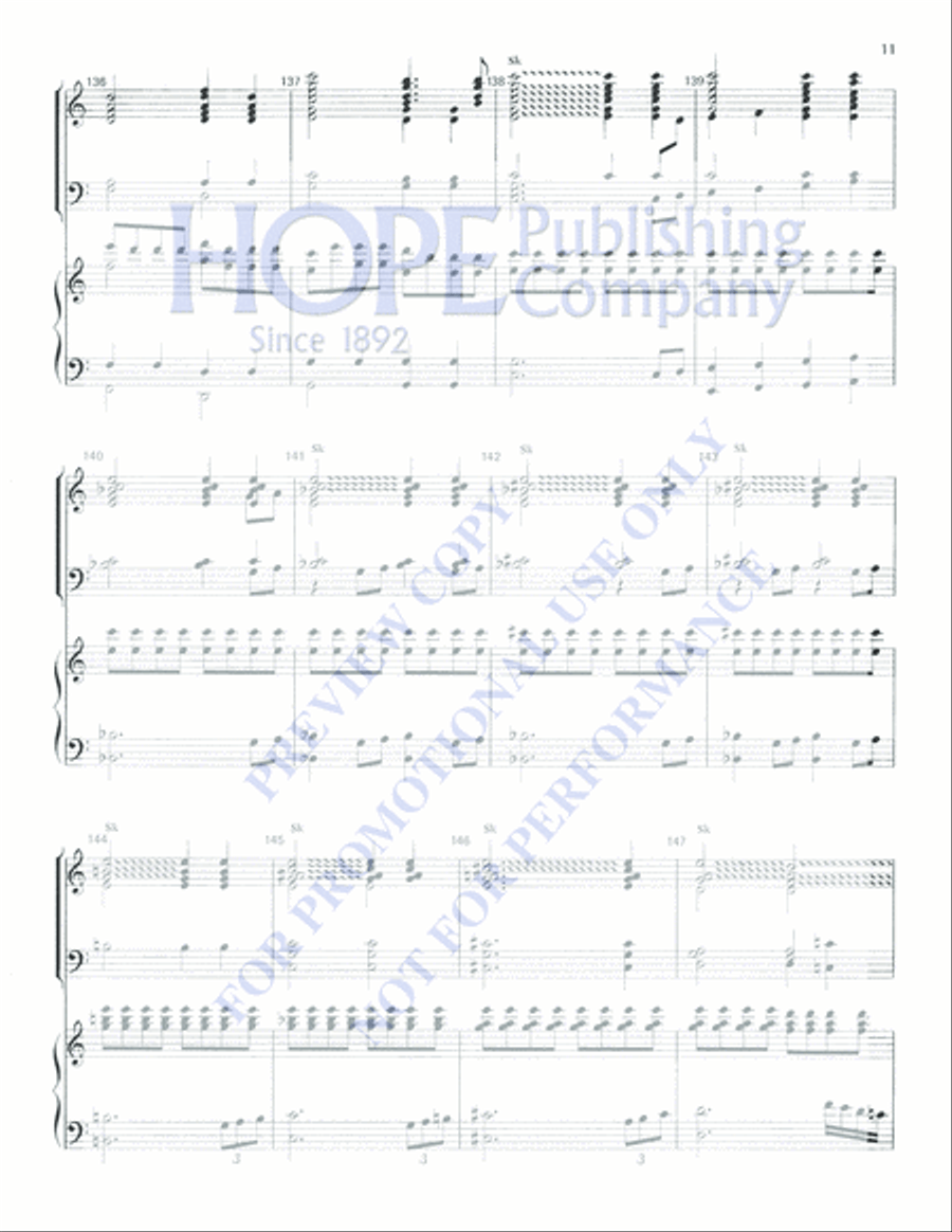 The Heavens Are Telling 3-Octaves scores gallery preview page 11