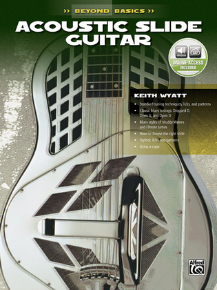 Book cover for Beyond Basics - Acoustic Slide Guitar