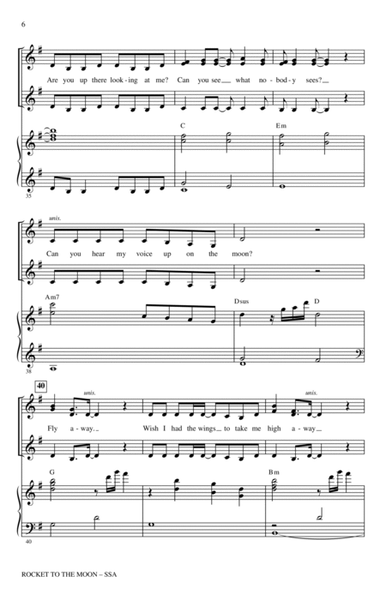 Rocket To The Moon (from Over The Moon) (arr. Mac Huff)