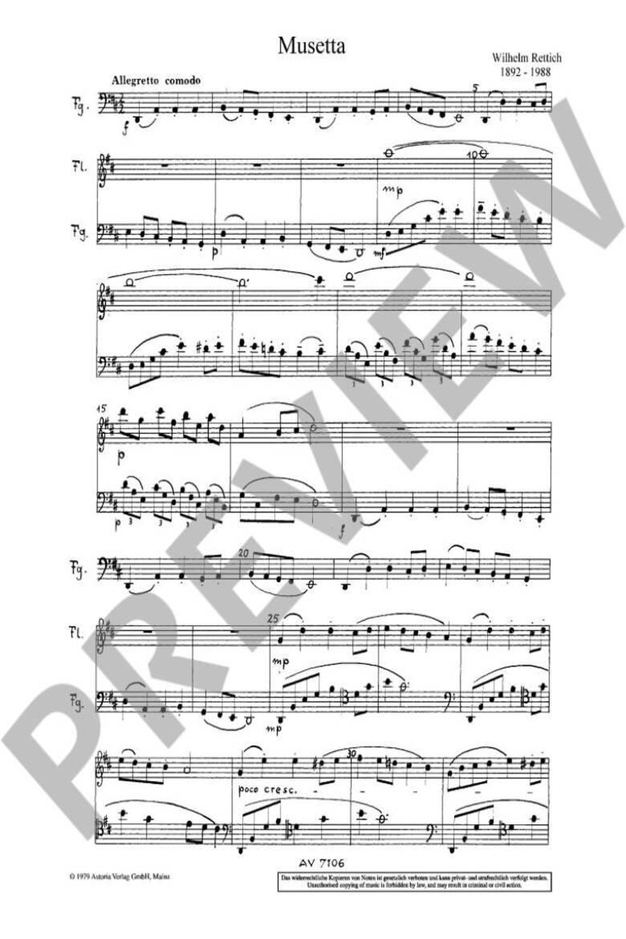 Musetta op. 50 Nr.3F Musetta op. 50 Nr.3F Bassoon scores gallery preview page 2
