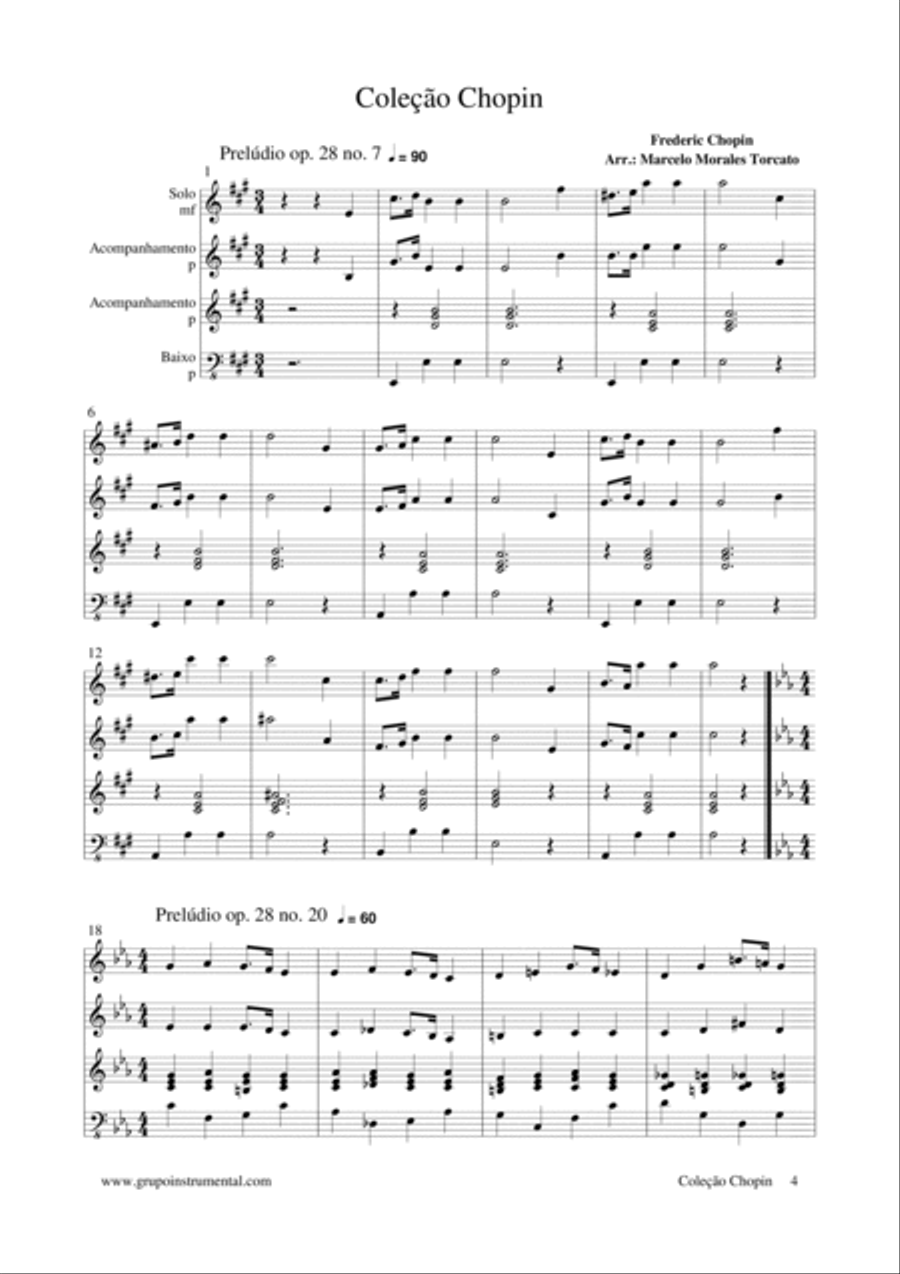 Coleção Chopin Coleção Chopin Jazz Ensemble scores gallery preview page 5