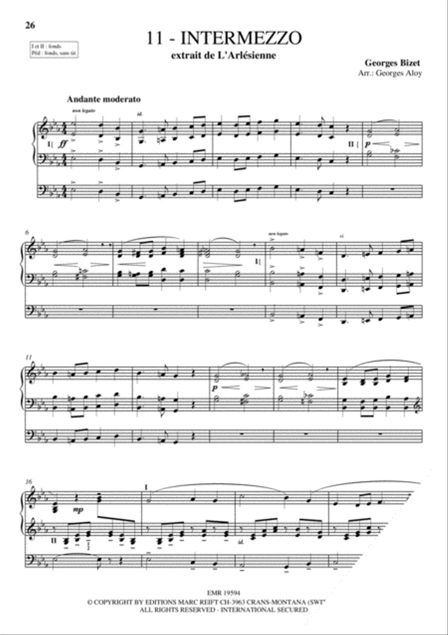 24 Pieces celebres Volume 1 Organ scores gallery preview page 14