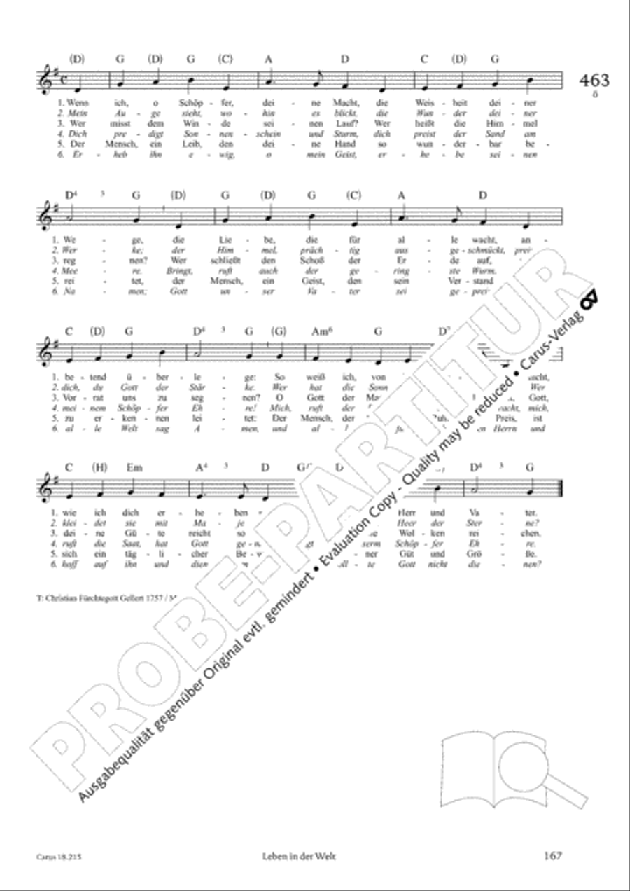 Gitarrenbuch zum Gotteslob Guitar scores gallery preview page 154