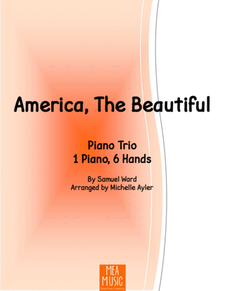 America The Beautiful Piano (1 Piano, 6 Hands)
