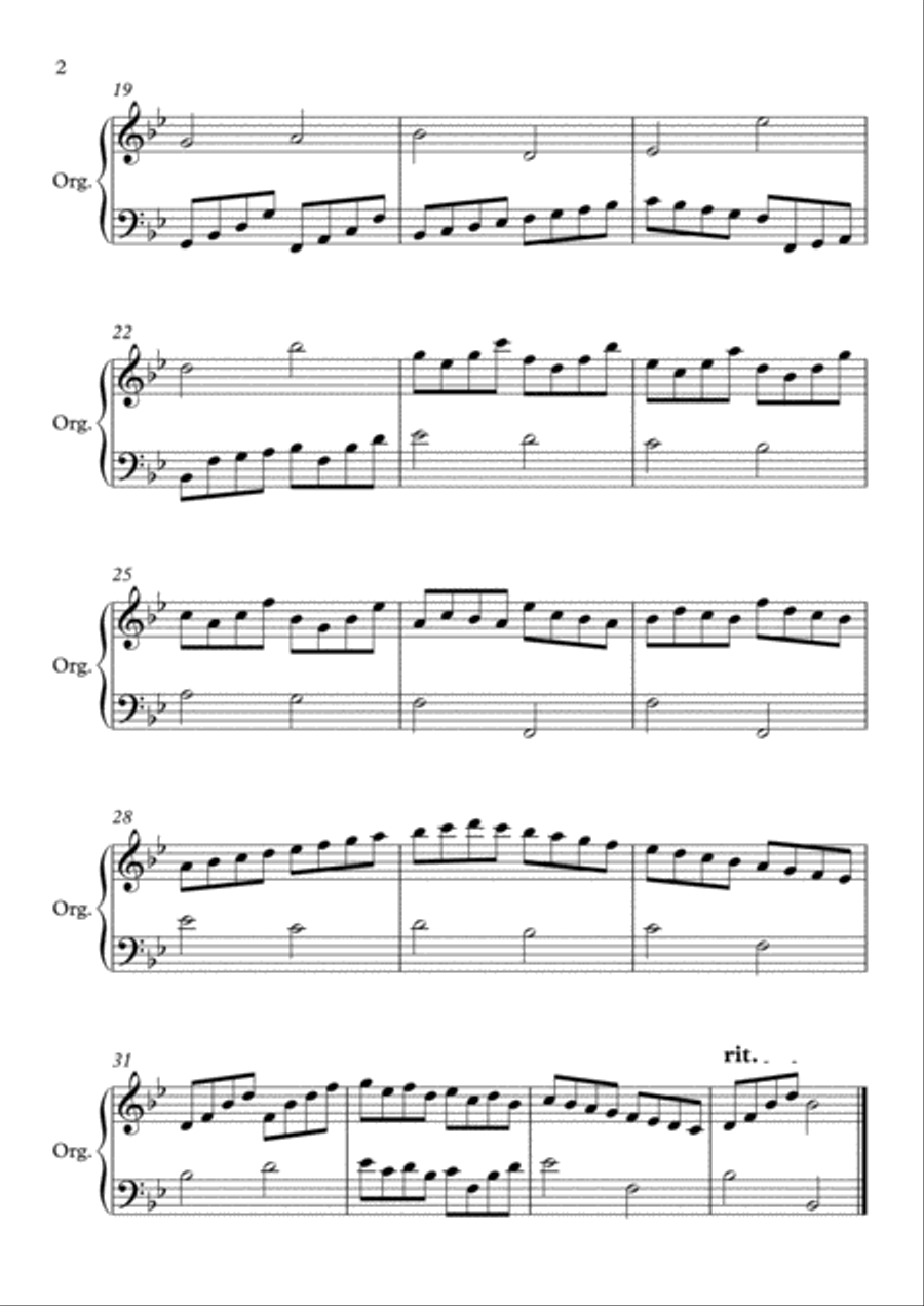 Joyful collection for organists & students Organ Solo scores gallery preview page 5