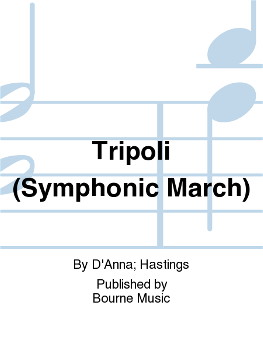 Tripoli (Symphonic March) Concert Band scores gallery preview page 1