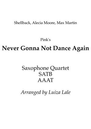 Book cover for Never Gonna Not Dance Again