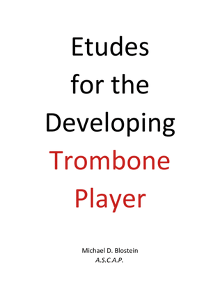 Etudes for the Developing Trombone Player