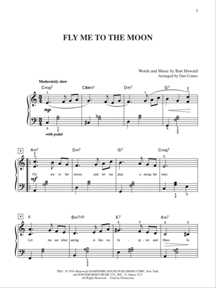 10 for 10 Sheet Music Standards Easy Piano scores gallery preview page 2
