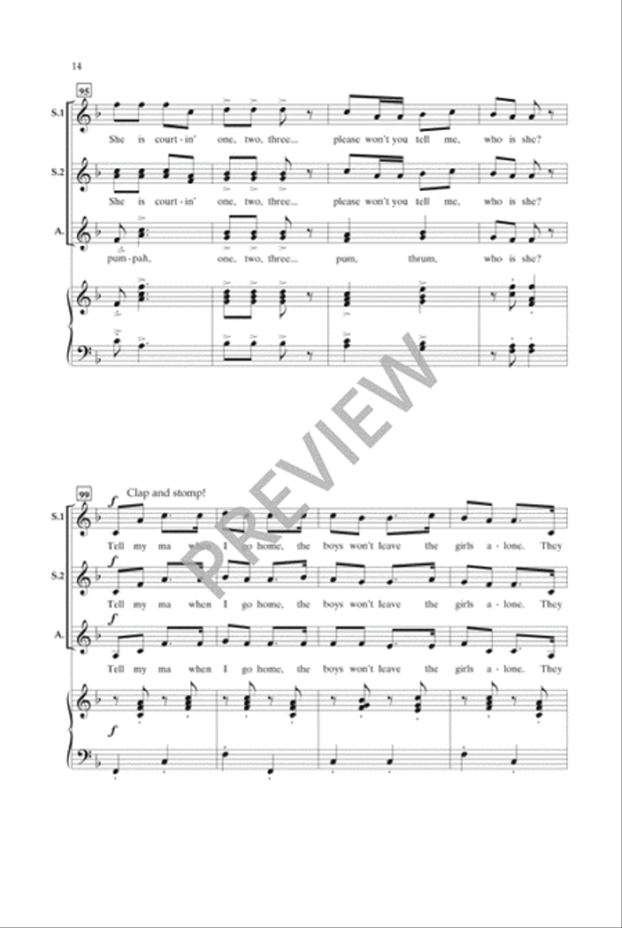 Tell My Ma (SSA) SSA scores gallery preview page 15