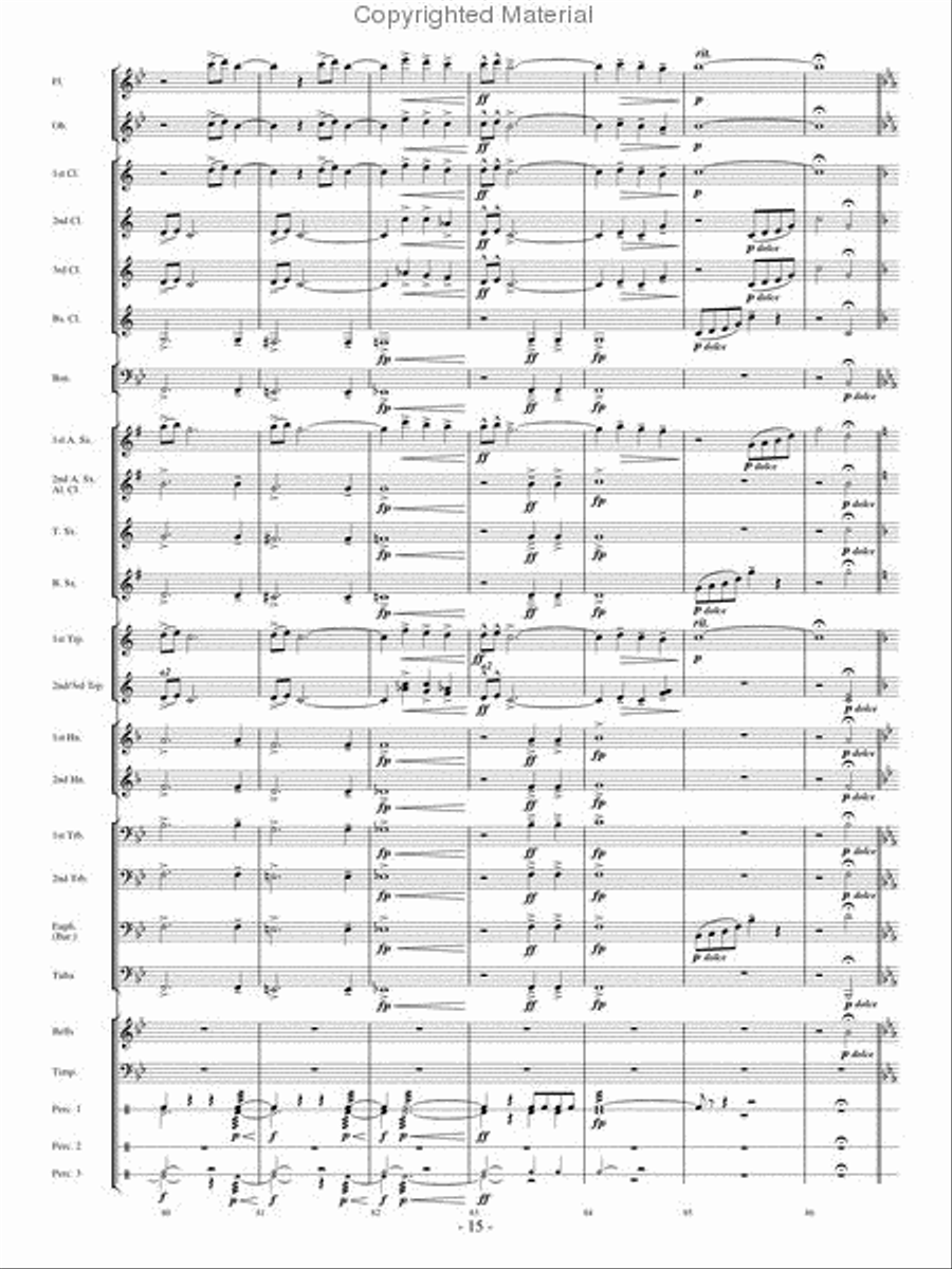 Spirit of the Pioneers Spirit of the Pioneers Concert Band scores gallery preview page 14