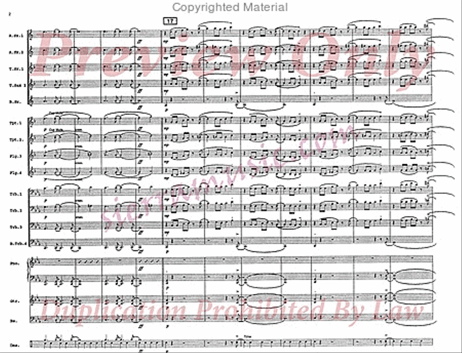 Work Song Jazz Ensemble scores gallery preview page 3