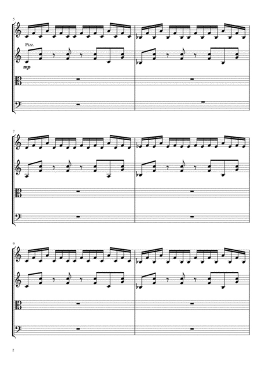 Cycler for string quartet
