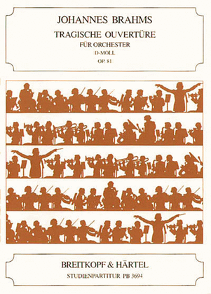 Book cover for Tragic Overture in D minor Op. 81