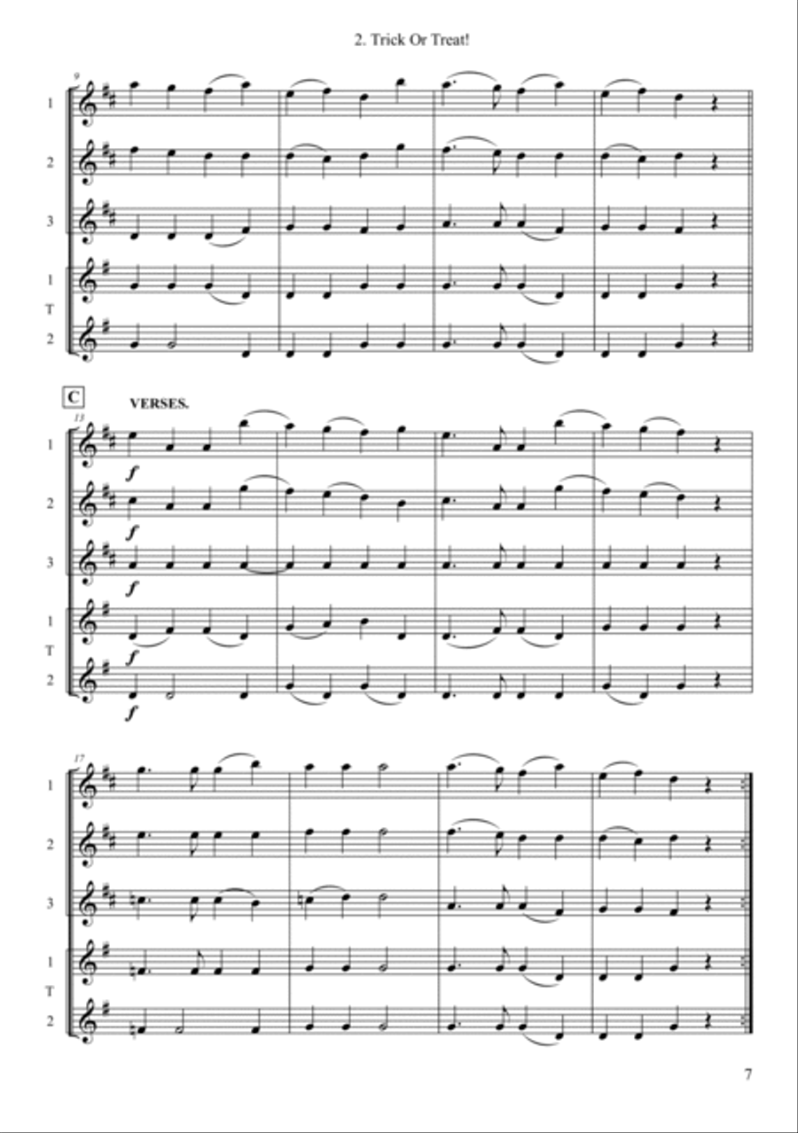 Christmas Suite Box - Score Only Woodwind Quintet scores gallery preview page 5