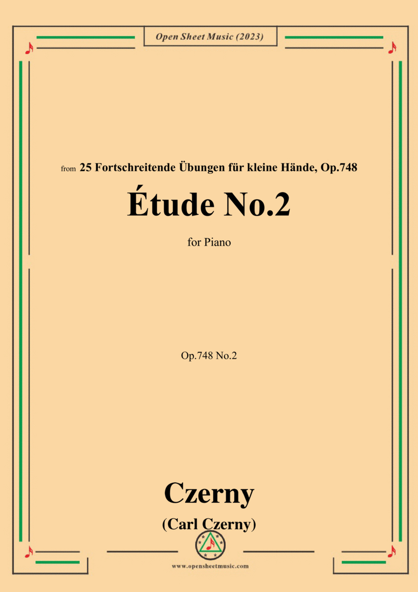 C. Czerny-Exercise No.2,Op.748 No.2 image number null