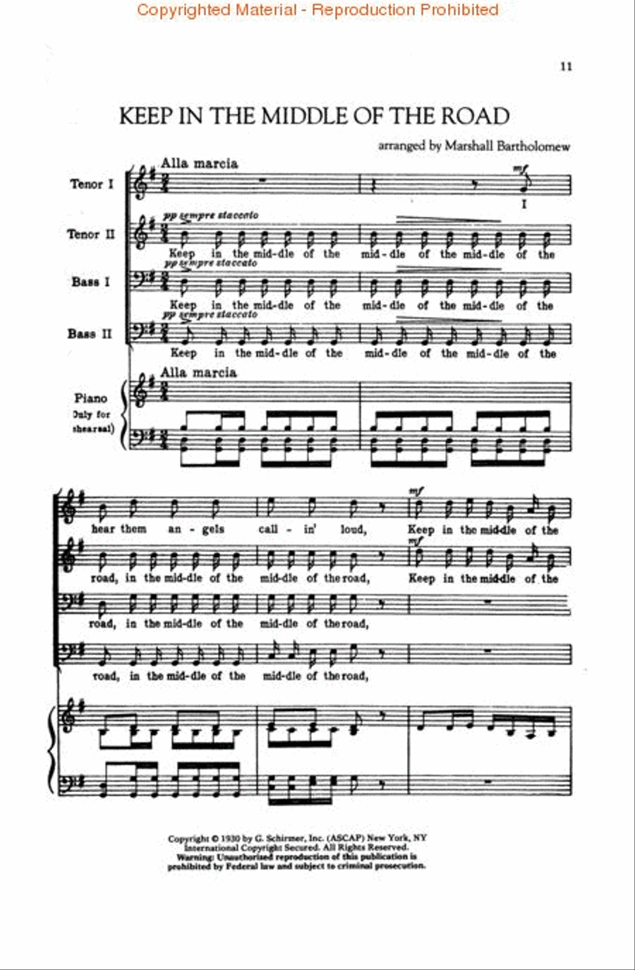 Traditional Spirituals TTBB scores gallery preview page 3