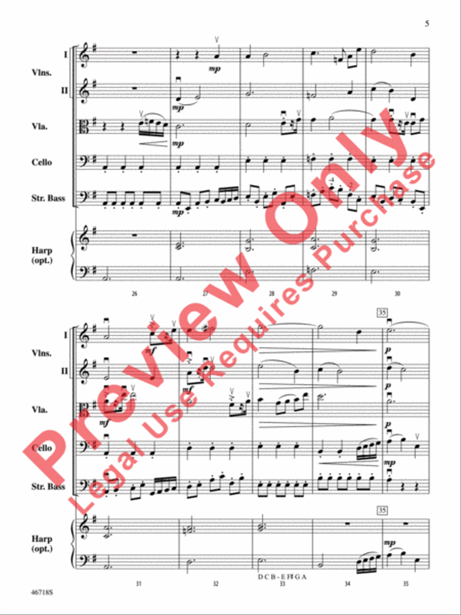 North of the Mountain North of the Mountain String Orchestra scores gallery preview page 6