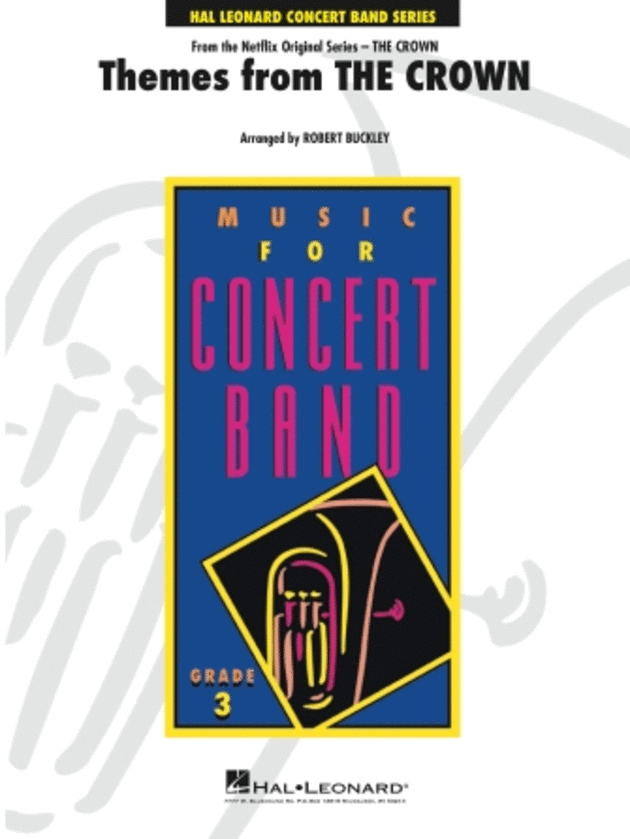 Themes from The Crown Concert Band scores gallery preview page 1