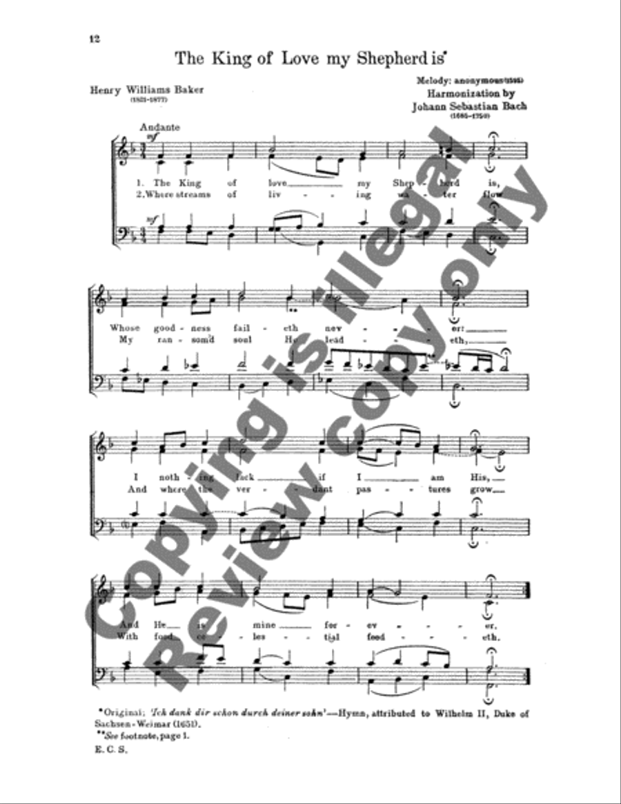 25 Chorales (Book I from 131 Chorales) 4-Part scores gallery preview page 8